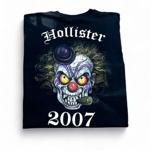 Y2k Hollister Biker Clown Tee - Size XL